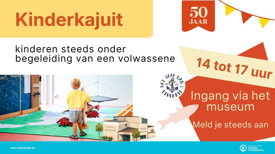 Kinderkajuit op 19/09 in NAVIGO-museum van 14 tot 17 uur via het museum