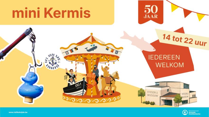 Mini-kermis op 19/09 van 14 tot 22 uur op het Museumplein