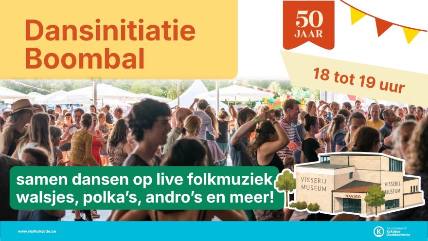 Dansinitiatie Boombal op het museumplein op 19/09 van 18 tot 19 uur