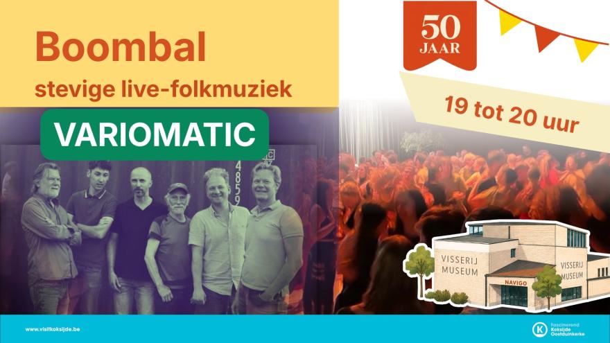 Boombal met stevige live-folkmuziek op 19/09 van 19 tot 20 uur op het museumplein