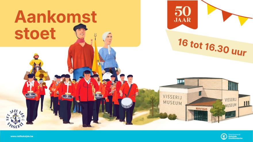 Aankomst stoet op 19/09 aan NAVIGO-museum om 16 uur