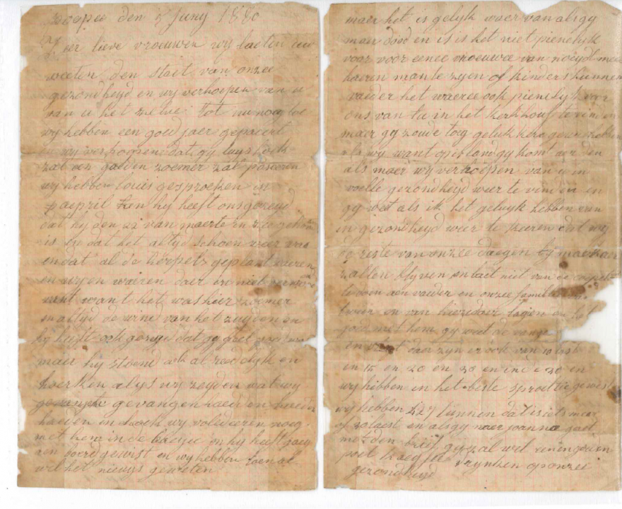 Brief van IJslandvaarder Charles Desaever, daterend van 5 juni 1880. (deel 2)