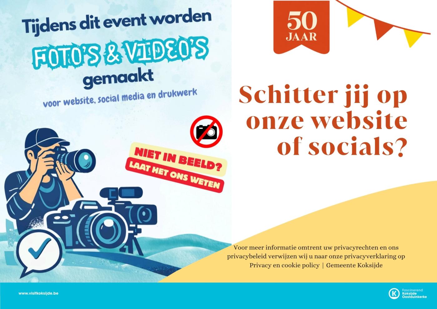 Schitter jij op onze website en socials? 